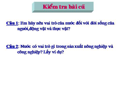Bài 25. Nước bị ô nhiễm