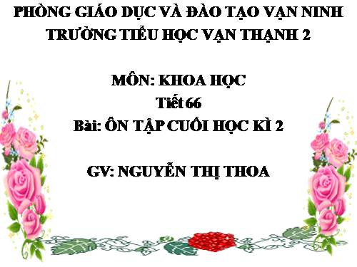 Bài 69 - 70. Ôn tập và Kiểm tra Cuối năm
