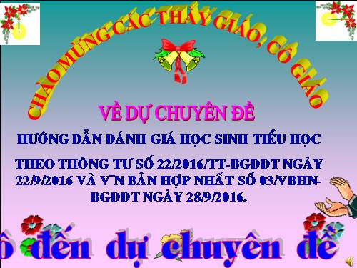 CHUYÊN ĐỀ THÔNG TƯ 22