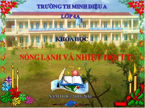 Bài 51. Nóng, lạnh và nhiệt độ (tiếp theo)