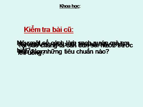 Bài 28. Bảo vệ nguồn nước