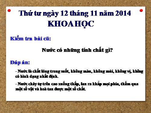 Bài 21. Ba thể của nước
