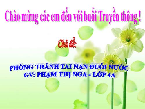 Bài 17. Phòng tránh tai nạn đuối nước