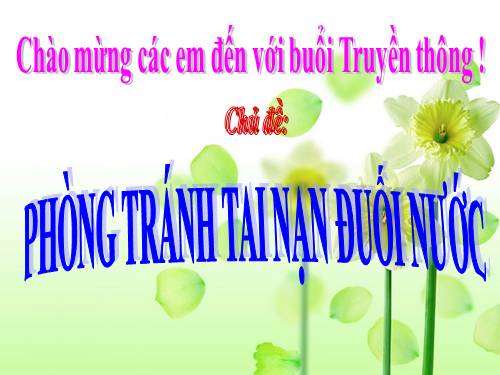 Bài 17. Phòng tránh tai nạn đuối nước