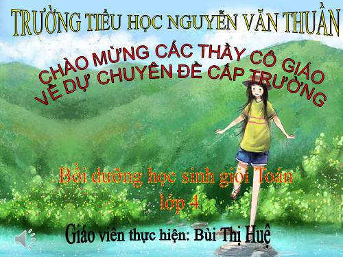Bồi dưỡng hs giỏi 4