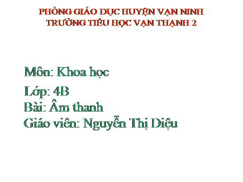 Bài 41. Âm thanh