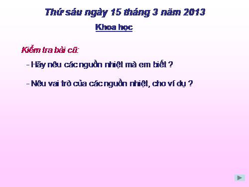 Bài 54. Nhiệt cần cho sự sống