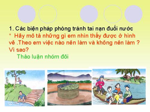 Bài 17. Phòng tránh tai nạn đuối nước