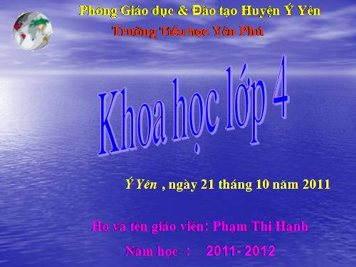 Bài 20. Nước có những tính chất gì?