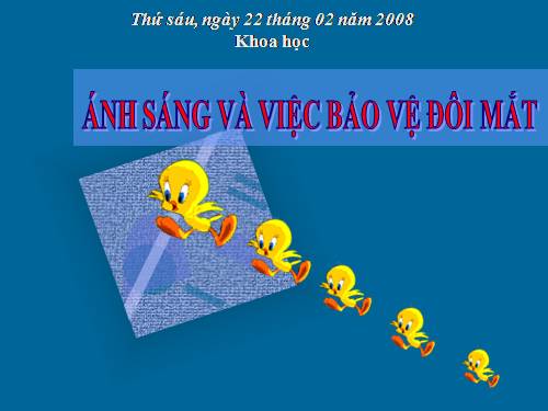 Bài 49. Ánh sáng và việc bảo vệ đôi mắt