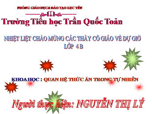 Bài 65. Quan hệ thức ăn trong tự nhiên