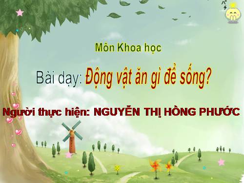 Bài 63. Động vật ăn gì để sống?