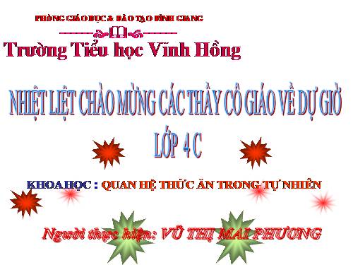 Bài 65. Quan hệ thức ăn trong tự nhiên