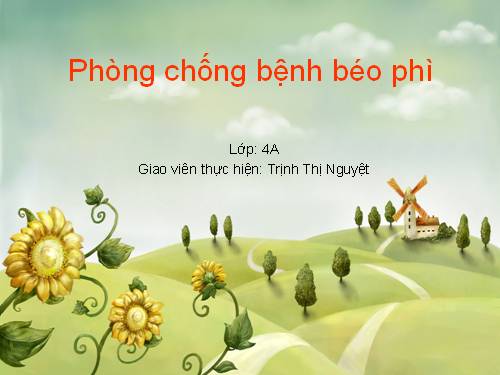 Bài 13. Phòng bệnh béo phì