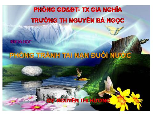 Bài 17. Phòng tránh tai nạn đuối nước