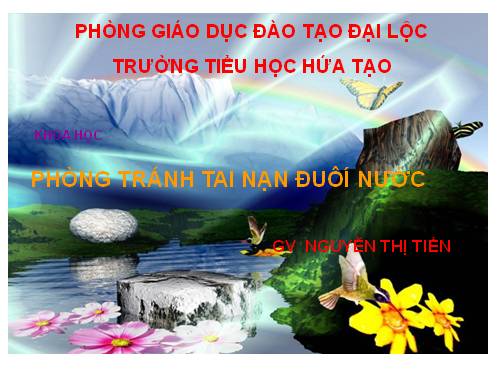 Bài 17. Phòng tránh tai nạn đuối nước