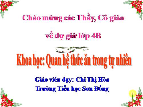 Bài 65. Quan hệ thức ăn trong tự nhiên