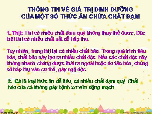 Bài 8. Tại sao cần ăn phối hợp đạm động vật và đạm thực vật?