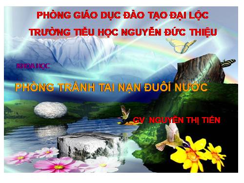 Bài 17. Phòng tránh tai nạn đuối nước