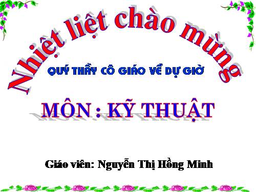 Bài 8. Cắt, khâu, thêu sản phẩm tự chọn