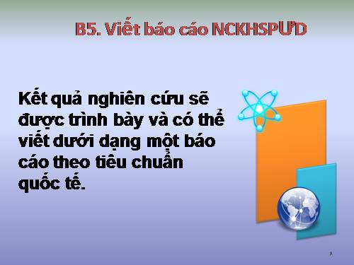 Báo cáo đề tài nghiên cứu khoa học sư phạm ứng dụng