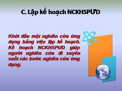 Cách kế hoạch nghiên cứu đề tài khoa học sư phạm ứng dụng