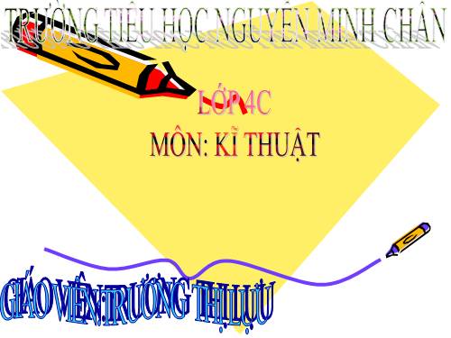 Bài 7. Thêu móc xích