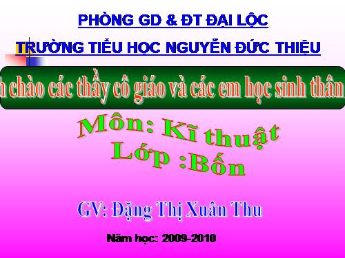 Bài 5. Khâu đột thưa