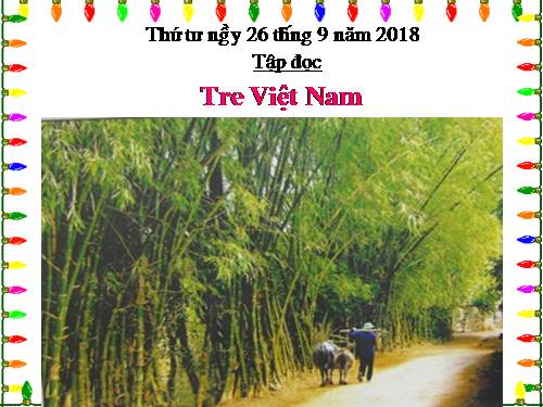 Tuần 4. Tre Việt Nam