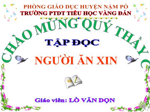 Tuần 3. Người ăn xin