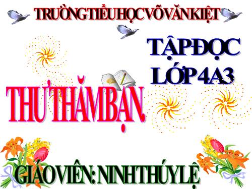 Tuần 3. Thư thăm bạn