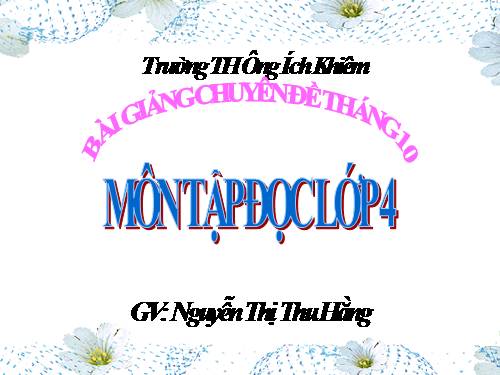 Tuần 9. Thưa chuyện với mẹ