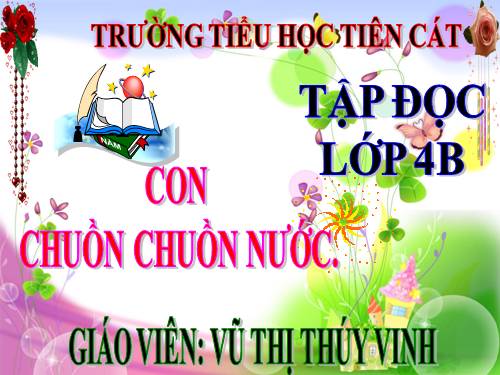 Tuần 31. Con chuồn chuồn nước