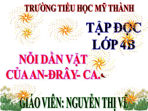 Tuần 6. Nỗi dằn vặt của An-đrây-ca
