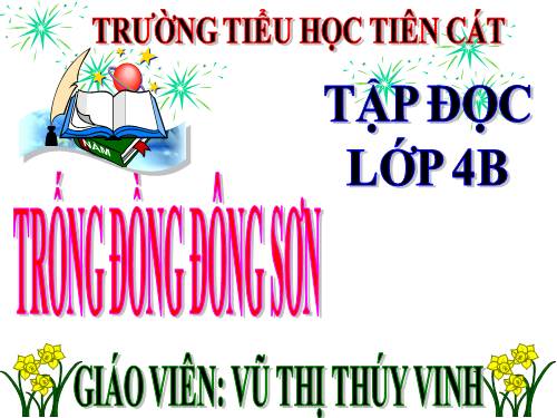 Tuần 20. Trống đồng Đông Sơn