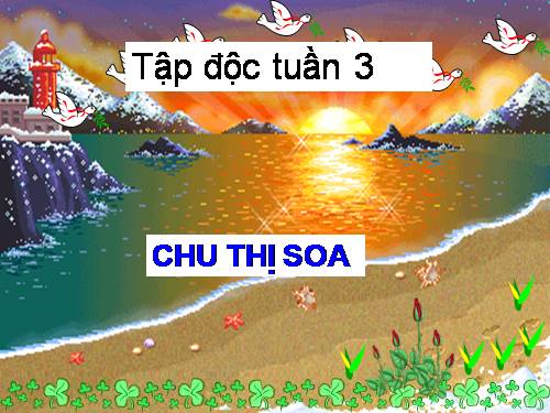 Tuần 3. Thư thăm bạn