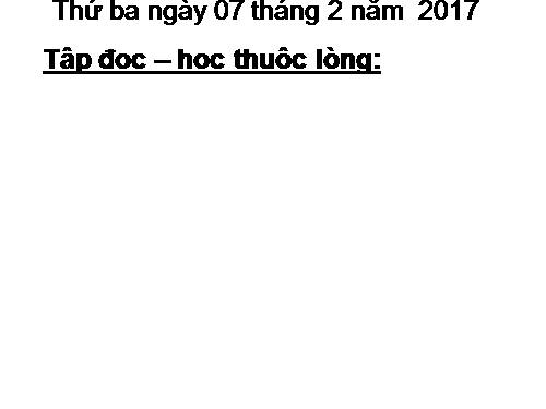 Tuần 22. Chợ Tết