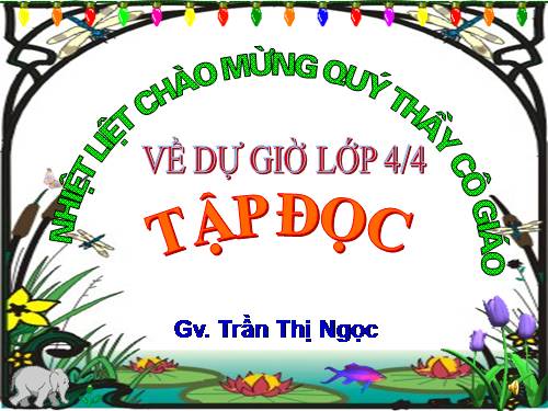 Tuần 19. Chuyện cổ tích về loài người