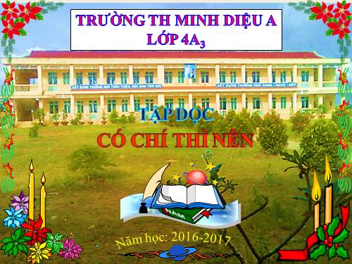 Tuần 11. Có chí thì nên