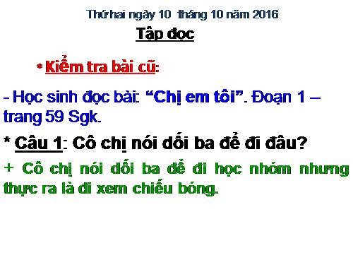 Tuần 7. Trung thu độc lập