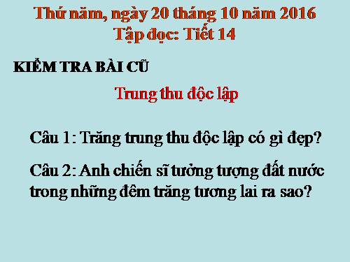 Tuần 7. Ở Vương quốc Tương Lai