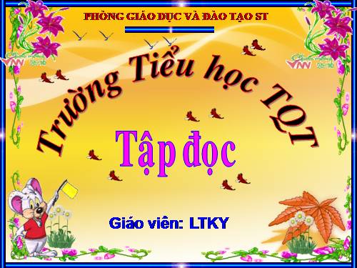 Tuần 5. Những hạt thóc giống