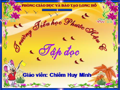 Tuần 5. Những hạt thóc giống