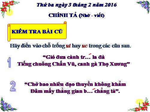 Tuần 22. Chợ Tết