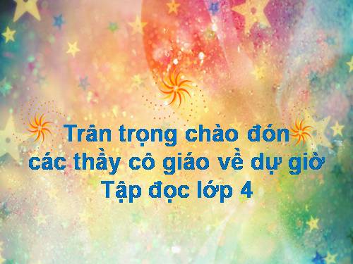 Tuần 19. Chuyện cổ tích về loài người