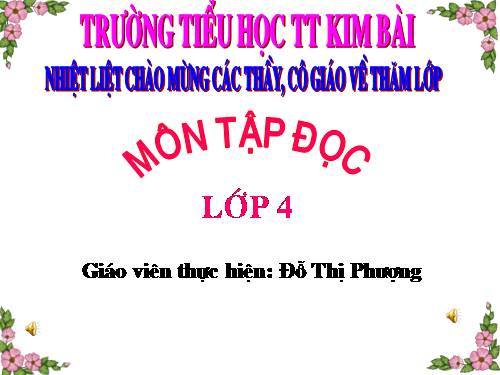 Tuần 19. Bốn anh tài