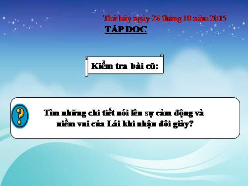 Tuần 9. Thưa chuyện với mẹ