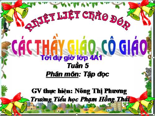 Tuần 5. Gà Trống và Cáo