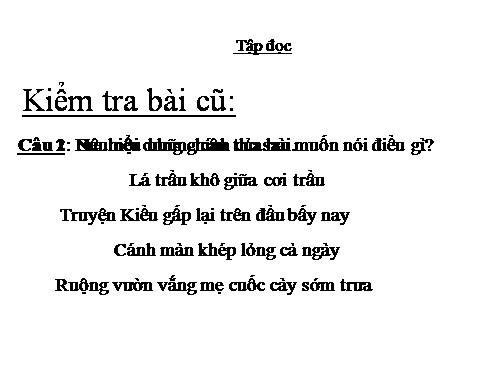 Tuần 2. Dế Mèn bênh vực kẻ yếu (tiếp theo)