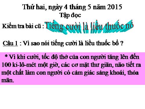 Tuần 34. Ăn mầm đá